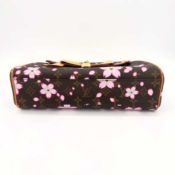 Preloved Louis Vuitton Vintage Monogram Cherry Blossom Sac Retro with Wallet - Picture 7 of 15
